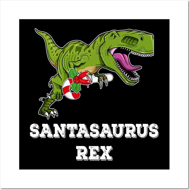 Men_s T Rex Holiday Kid Candy Cane Wall Art by Danielsmfbb